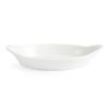 Olympia Whiteware Oval Eared Dishes 204mm (Pack of 6)