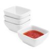 Olympia Whiteware Miniature Rounded Square Dishes 60mm (Pack of 12)