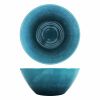 Light Blue Glazed Melamine Casablanca Bowl 24.5 x 10cm