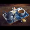 Genware Porcelain Grey Teapot 45cl/15.75oz - Pack of 6