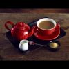 Genware Porcelain Red Teapot 45cl/15.75oz - Pack of 6