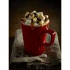 Genware Porcelain Red Latte Mug 34cl/12oz - Pack of 6