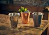 GenWare Beaded Copper Plated Serving Cup 38cl/13.4oz - Pack of 12
