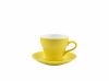Genware Porcelain Yellow Saucer 16cm - Pack of 6