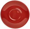 Genware Porcelain Red Saucer 13.5cm/5.25