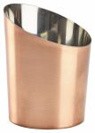 Copper Plated Angled Cone 9.5 x 11.6cm (Dia x H) - Pack of 12