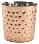 Hammered Copper Plated Serving Cup 8.5 x 8.5cm - Pack of 12