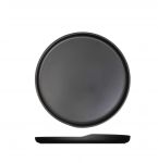 Black Copenhagen Round Melamine Plate 28cm - Pack of 6