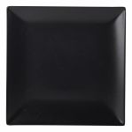 Luna Stoneware Black Square Plate 26cm/10.25
