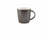 GenWare Porcelain Matt Black Cosy Mug 35cl/12.3oz - Pack of 6