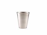 GenWare Beaded Stainless Steel Serving Cup 38cl/13.4oz - Pack of 12