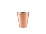 GenWare Beaded Copper Plated Serving Cup 38cl/13.4oz - Pack of 12