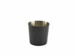 Black Stainless Steel Serving Cup 8.5 x 8.5cm - Pack of 12