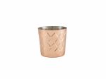 Diamond Pattern Copper Plated Serving Cup 8.5 x 8.5cm - Pack of 12