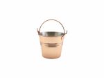 Copper Plated Serving Bucket 10cm Dia - Pack of 12