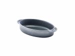 Forge Graphite Stoneware Oval Dish 17.5 x 11.5 x 4cm - Pack of 6