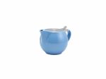 GenWare Porcelain Blue Teapot with St/St Lid & Infuser 50cl/17.6oz - Pack of 6
