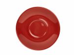 Genware Porcelain Red Saucer 16cm/6.25