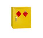 Mini Yellow Hazardous Substance Cabinet 457mm H x 457mm W x 305mm D