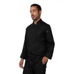Chef Works Black Le Mans Recycled Chef Jacket