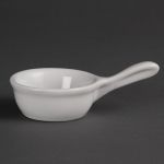 Olympia Whiteware Miniature Pan Shaped Bowls 35ml 1.2oz (Pack of 12)