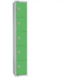 Elite Five Door 450mm Deep Lockers Green