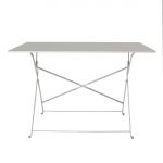 Bolero Pavement Style Folding Table Grey 1100mm x 700mm