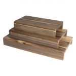 Olympia Acacia Wood Riser Set (Pack of 3)