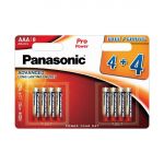 Panasonic Pro Power Batteries AAA 4+4 Free Promo Pack