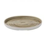 Churchill Stonecast Patina Antique Taupe Walled Plates 220mm (Pack of 6)