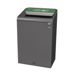 Rubbermaid Configure Container with Mixed Recycling Label Green 125L