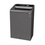 Rubbermaid Configure Container with Landfill Label Black 125L