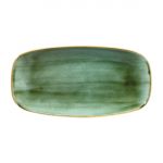 Churchill Stonecast Rectangular Plates Samphire Green 153 x 298mm