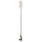 Beaumont Mezclar Cocktail Spoon With Fork