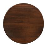 Round Laminate Table Top Walnut 600mm