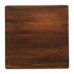 Square Laminate Table Top Walnut Effect