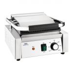 Nisbets Essentials Contact Grill Ribbed Top