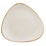Churchill Stonecast Triangle Plate Barley White 305mm (Pack of 6)