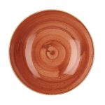 Churchill Stonecast Round Coupe Bowl Spiced Orange 220mm (Pack of 12)