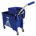 Jantex Kentucky Mop Bucket and Wringer 20Ltr Blue