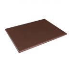 Hygiplas Extra Thick Low Density Brown Chopping Board