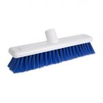 Jantex Hygiene Broom Soft Bristle Blue 12in
