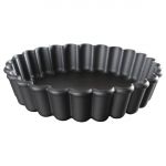 Matfer Bourgeat Exoglass Round Fluted Tartlet Mould 90mm (Pack of 12)