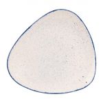Churchill Stonecast Hints Triangular Plates Indigo Blue 311mm (Pack of 6)