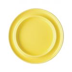 Olympia Heritage Raised Rim Plates Yellow 203mm (Pack of 4)