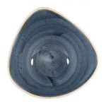 Churchill Stonecast Triangular Bowls Blueberry 235mm (Pack of 12)