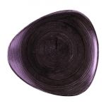 Churchill Stonecast Patina Deep Purple Triangle Plates (Pack of 12)