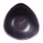 Churchill Stonecast Patina Deep Purple Triangle Bowls (Pack of 12)