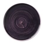 Churchill Stonecast Patina Deep Purple Walled Plates (Pack of 6)
