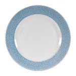 Churchill Isla Footed Plate Ocean Blue 276mm (Pack of 12)
